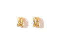 Pendientes Acero Inoxidable Dorado con Piedras
